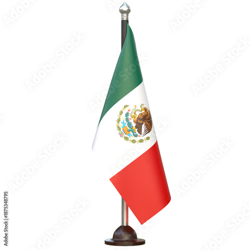Mexico Cloth Country Flag Desk Stand