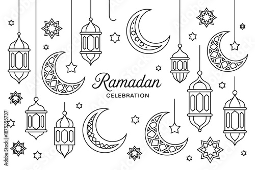 Ramadan Celebration Illustration