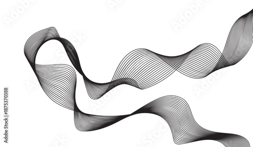 black and white ribbon