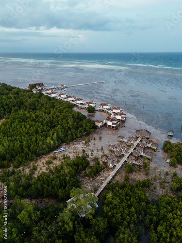 Wallpaper Mural Scenic view of Puerto Princesa, Palawan, highlighting lush tropical landscapes, clear coastal waters, and the natural beauty of this peaceful island city Torontodigital.ca