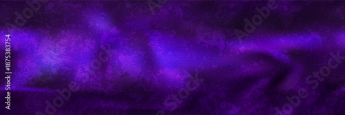 Royal purple matte velvet wavy fabric seamless bg. Soft suede material texture. Satin velours upholstery material. Felt wool pattern. Fuzzy textile. Abstract vector illustration.