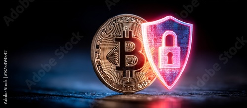 Bitcoin Security Shield Protection.