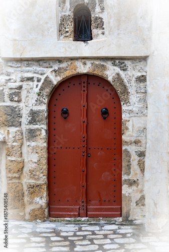 Traditional gate in the old town, Bizerte, Tunisia