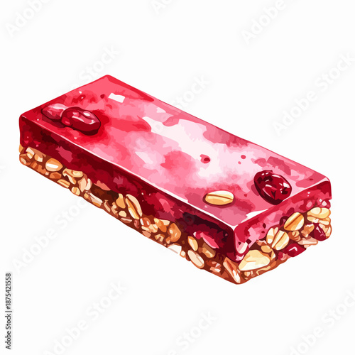 Red Fruit and Nut Chocolate Bar.