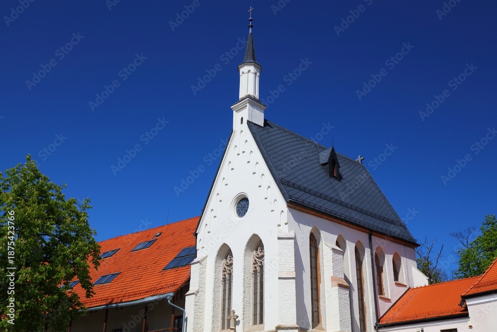 Fototapeta premium Raciborz city in Poland. Raciborz landmark - Piast dynasty medieval castle (Polish: Zamek Piastowski).