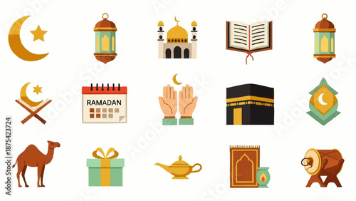Ramadan Kareem celebration design element vector graphic