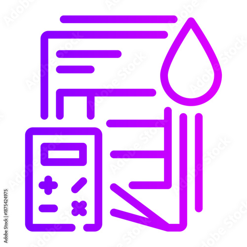 liquidity gradient icon