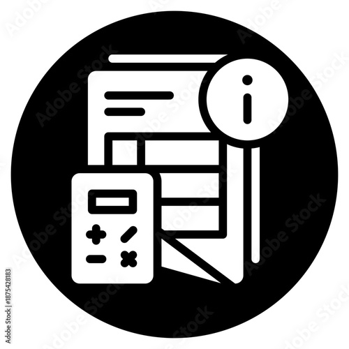 info glyph icon