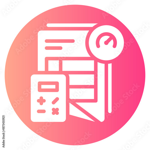 performance gradient icon