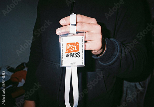 Concert Lanyard Mockup