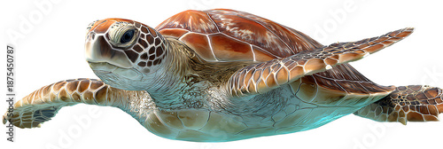 tortoise on transparent