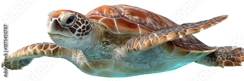 Obraz  z motywem tortoise on transparent