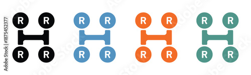Car manual shift lever icon, colorful gearshift symbol for automotive branding, driving controls, transmission system, vehicle mechanics and dashboard design.