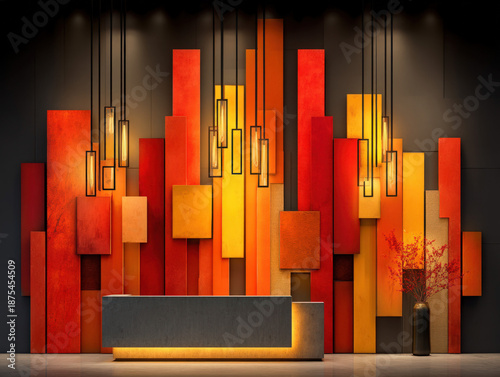 Office reception interior