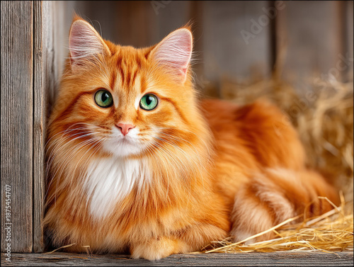 Persian cat with long fur