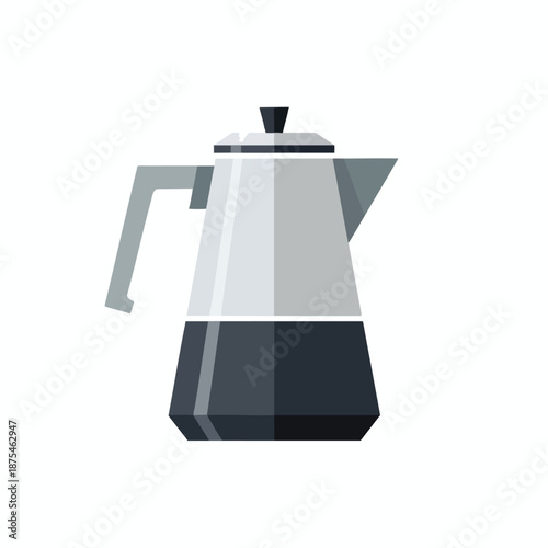 Modern Coffee Maker Illustration