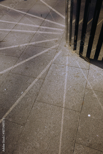 Light reflection on the ground
