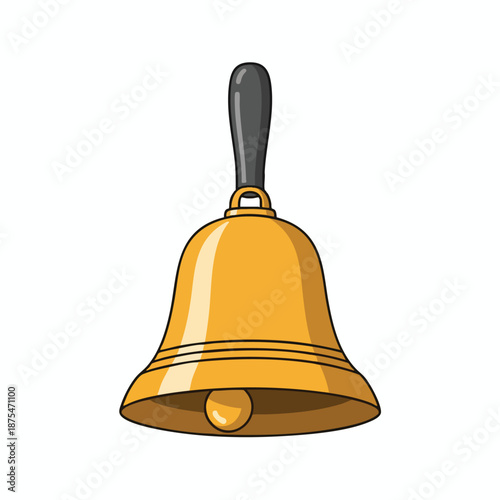 Golden Bell Illustration