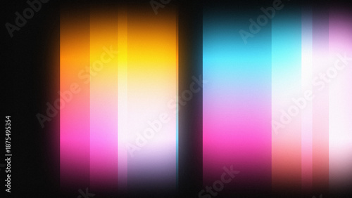 Colorful and vibrant stripes blending together. An eye-catching abstract with a sleek design and various hues