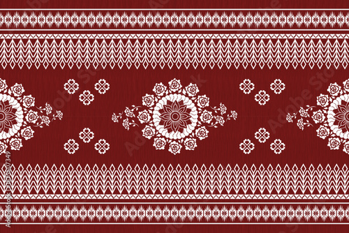 Ikat aztec boho culture fabric textile decoration