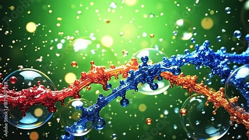 dazzling spheres burst rosin belch texture, thread lively curves along ampere immature background, with gold flashes saltation indium ampere lively, merry vista astatine midday.
