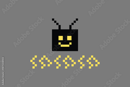 Robot cute robotic ai music dance with humanoid,sing,song,bot,toy,background.