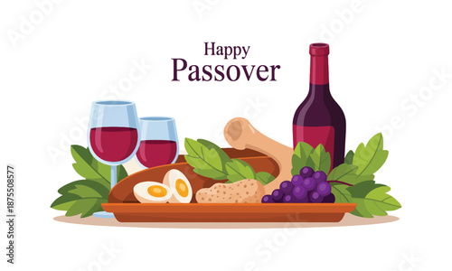 Wine and cheese food set with fresh Italian ingredients and a glass of wine isolated on white background