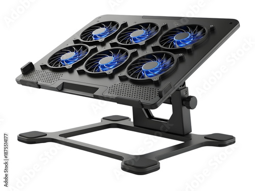 Wallpaper Mural Adjustable laptop cooling stand with blue led fans Torontodigital.ca