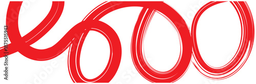 Abstract red brush strokes background texture. Bright abstract background with bold red paint brush strokes, conveying energy, creativity, summer mood, and modern artistic expression.

