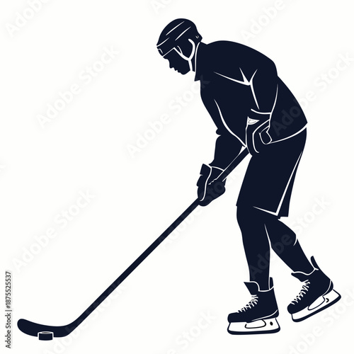 Photography Ice hockey player in action