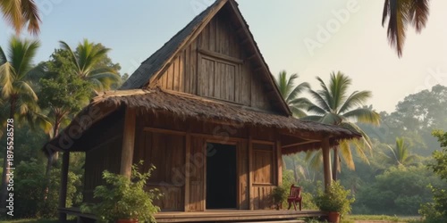 old wooden house