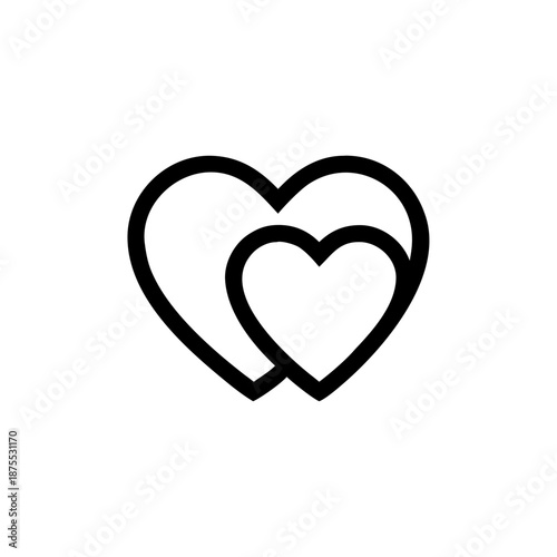 Heart shaped cookie with cutter illustration