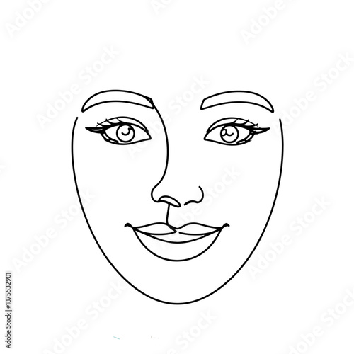 Ultra simple cute cartoon vector sticker with clean lines, minimal colors, flat design, perfect for modern chat and digital use