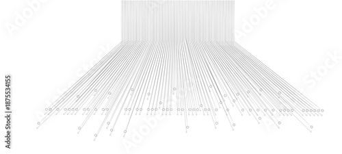 badminton racket and shuttlecock isolated