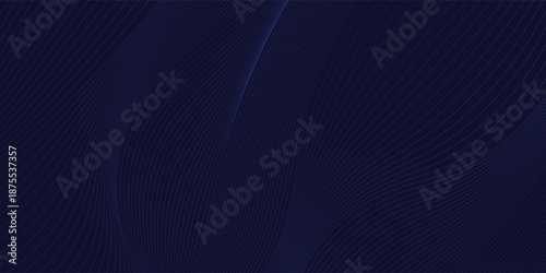 Premium background with diagonal dark blue lines pattern. Vector horizontal template for contemporary formal invitation, prestigious gift certificate, digital luxury business banner, luxury voucher.