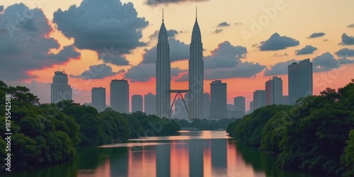 A Malaysia twin tower