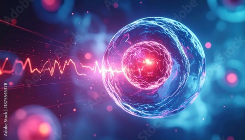 Cellular Communication - A Visual Representation of Biological Processes.