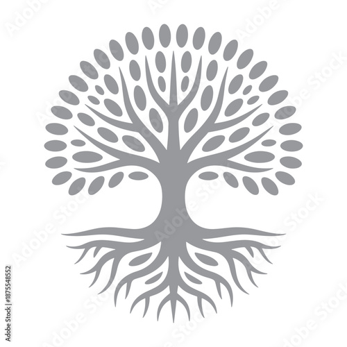 Stylized tree of life vector illustration