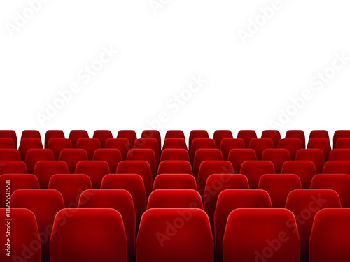 red chairs in a row