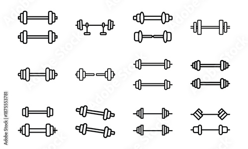 Versatile Lifestyle Icon Set Featuring Fitness Dumbbells, Blood Pressure Monitor, Calendar, Kitchen Utensils, Electric Kettle, First Aid Kit, and Decorative Tableware Collage