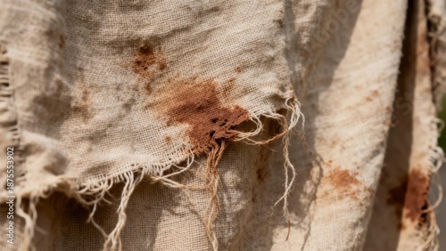 Linen fabric textures symbolizing simplicity and natural durability.
