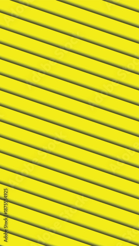Yellow Cross Ribbed Lines Vector Background with Smooth Glass Texture and Modern Minimal Design