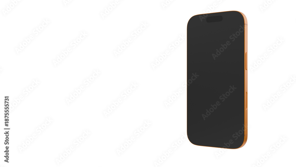 Naklejka premium Modern Smartphone with Blank Screen