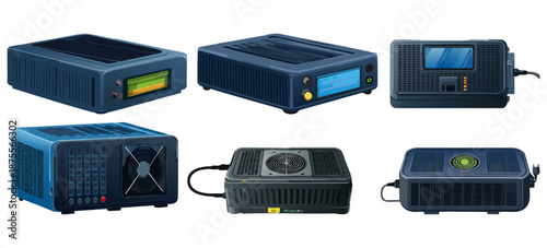 電子機器ベクターセットイラスト