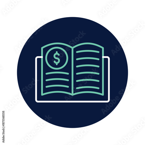 Accounting Book vector, pixel perfect, illustrator file 
