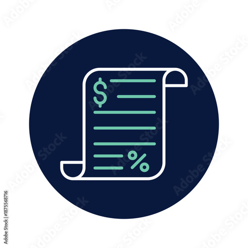 Bill Discount vector, pixel perfect, illustrator file 
 