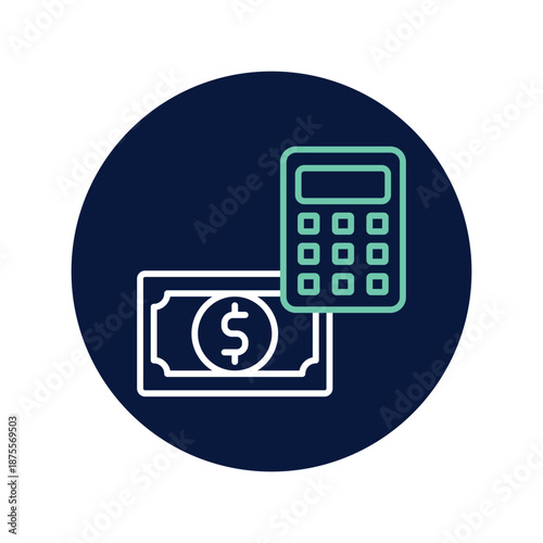 Income Calculator vector, pixel perfect, illustrator file 
