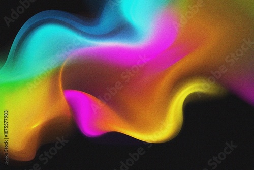 Vibrant Abstract Liquid Gradient Background