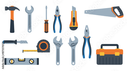 Collection of Various Tools and Equipment.