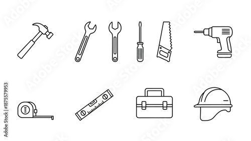 Collection of Various Hand Tools and Equipment.